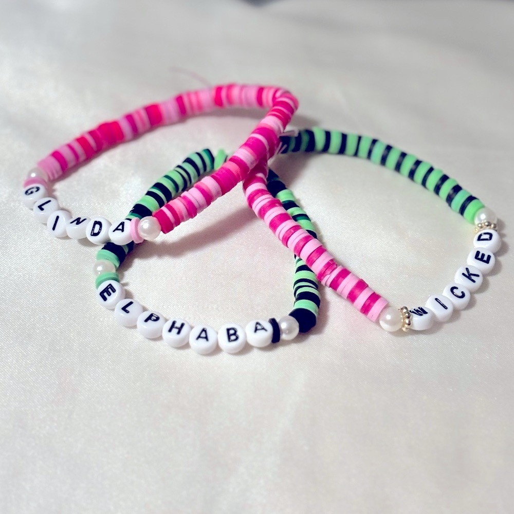 Wicked inspired bracelets (set of 3)